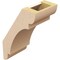 Ekena Millwork 5-inch W x 8-inch D x 12-inch H Olympic Rough Cedar Woodgrain TimberThane Knee Brace, Primed BRCUR05X08X12OLYRCPR - alternate 4